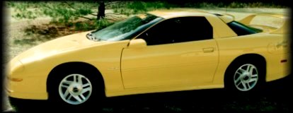 95 Z/28 Was Black, Then Painted It Yellow Daaa.