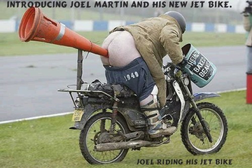 My Buddy Joel And His New Jet Bike.