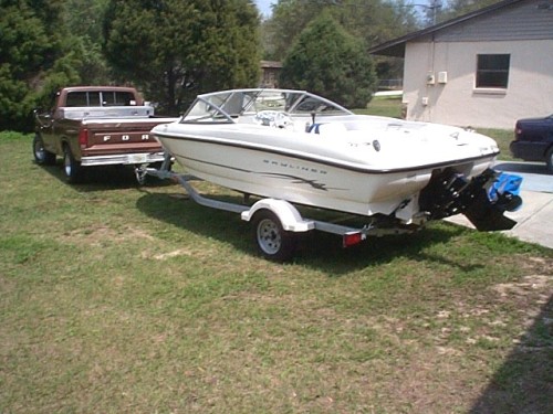 My F-150 It Was Kinda
Sorta Left To Me By 
My Fake Brother Butch,
I Love That Truck !