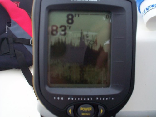 Depth Finder/Fish
Finder/Graph, Also
Water Temp, If You
Look At The Screen
You Will See The 
Fish On The Screen,
Can I Catch Them ? 
NO!!!!