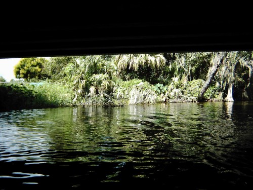 Under A Bridge To A Long Canal.