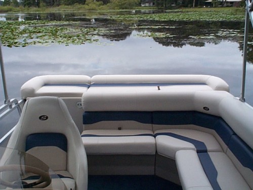 In Back Is A Padded Sun Deck.