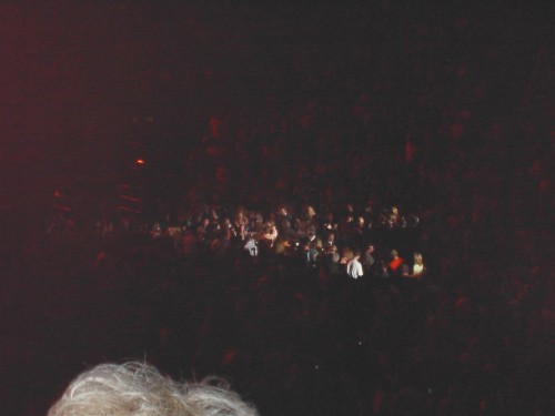 John Walking Through The Crowd.